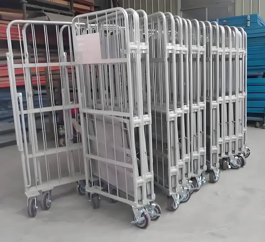 二手物流周转器具 物流台车与蝴蝶笼仓储笼的回收与价值